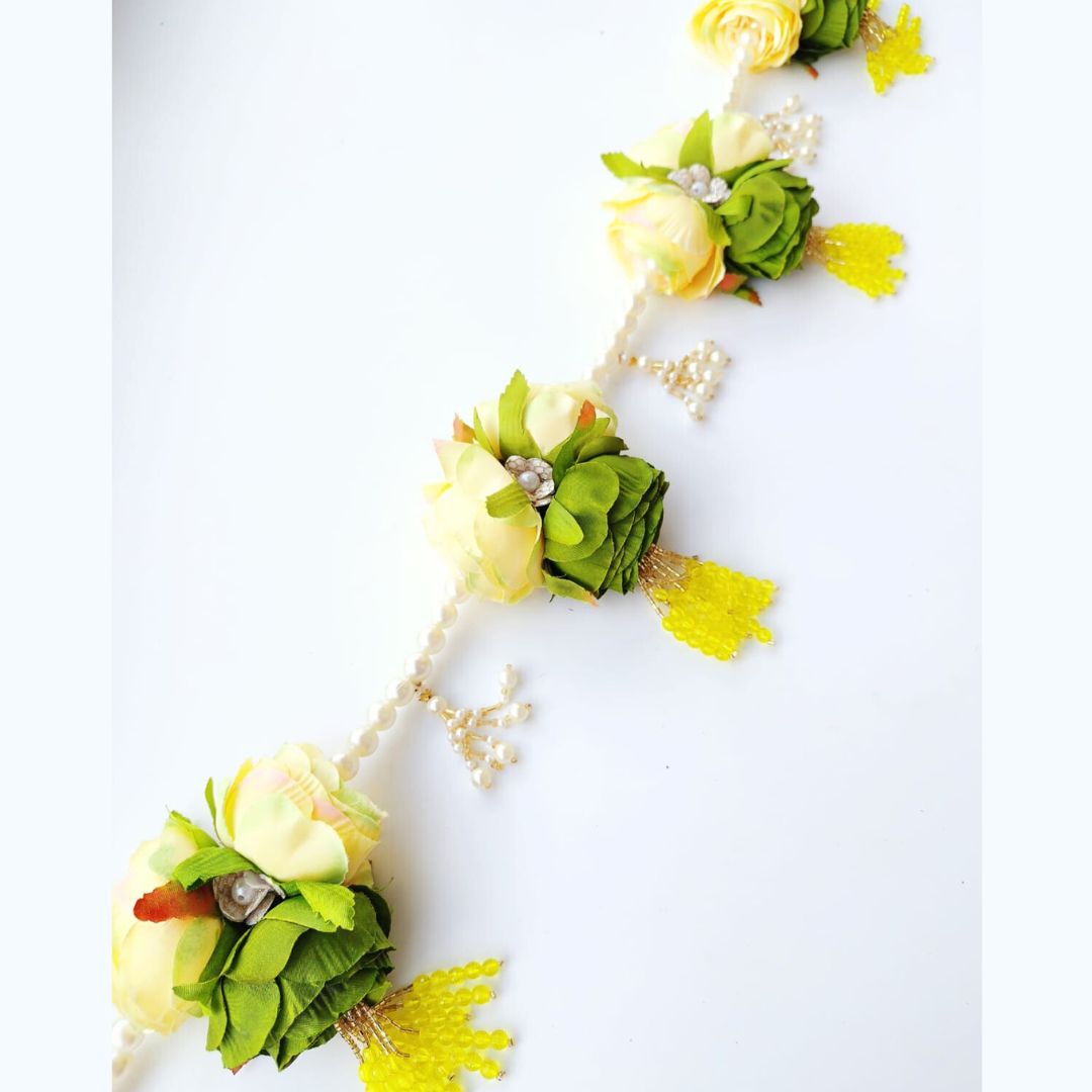 Floral Yellow & Green Toran