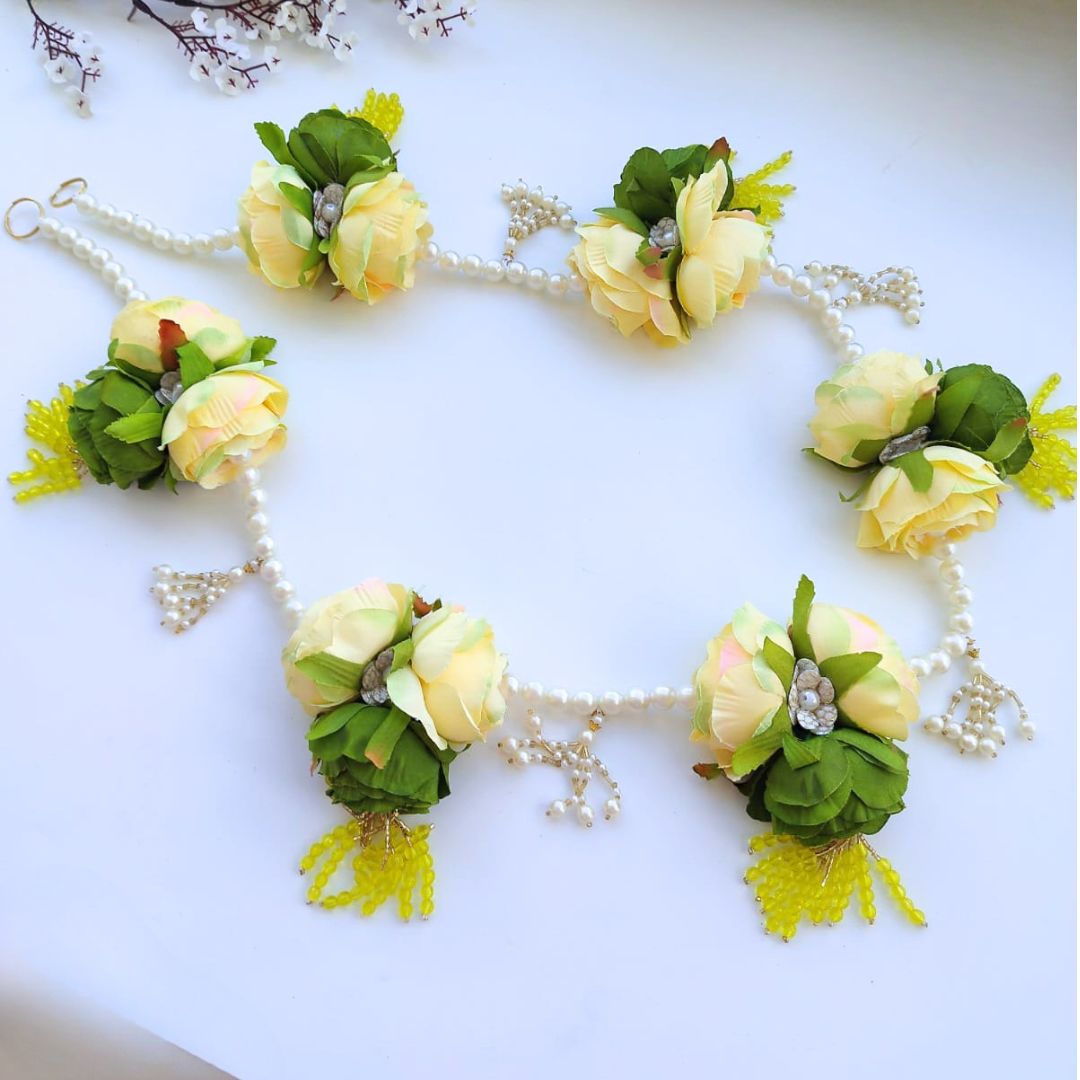 Floral Yellow & Green Toran