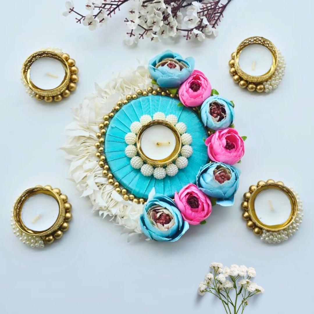 Peony with Gajra Set