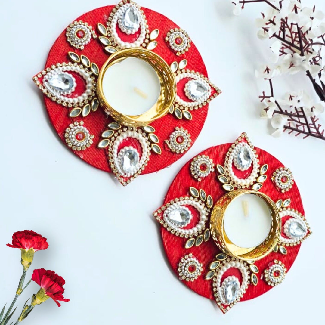 Beads & Buti T Lights Pair
