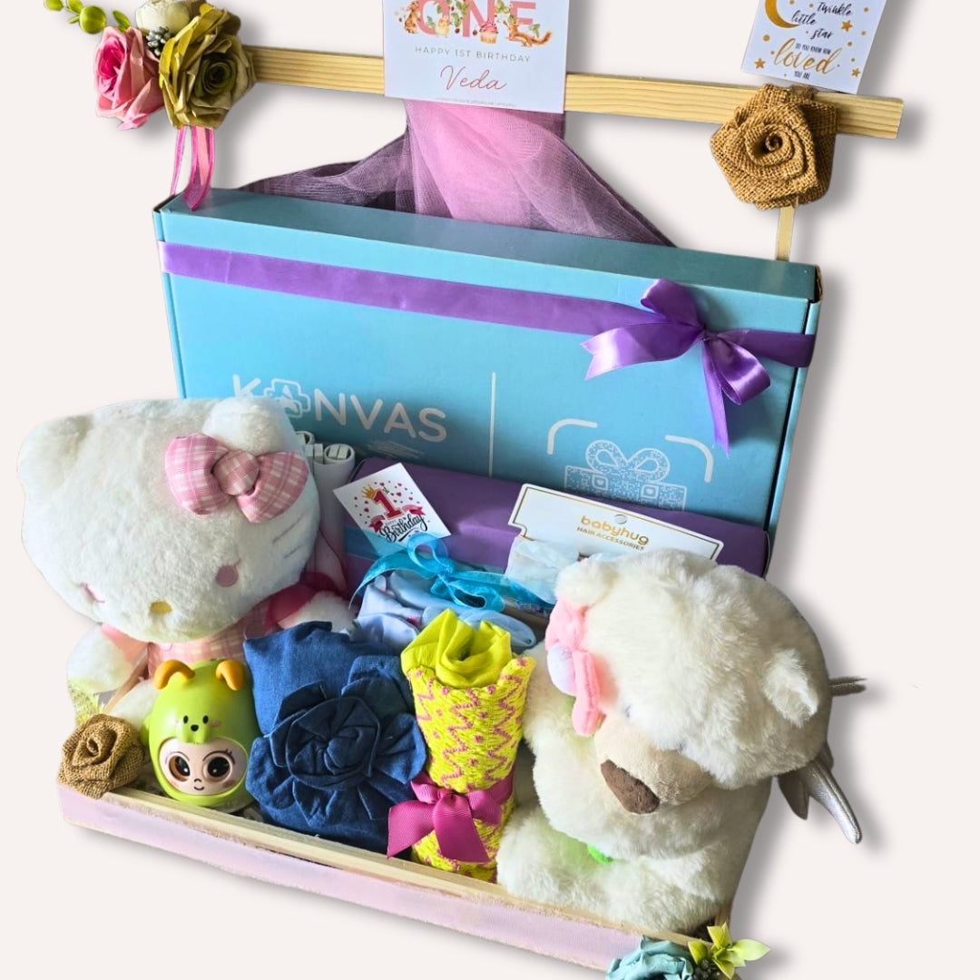 Baby Girl's 1st Birthday Gift(On Order)