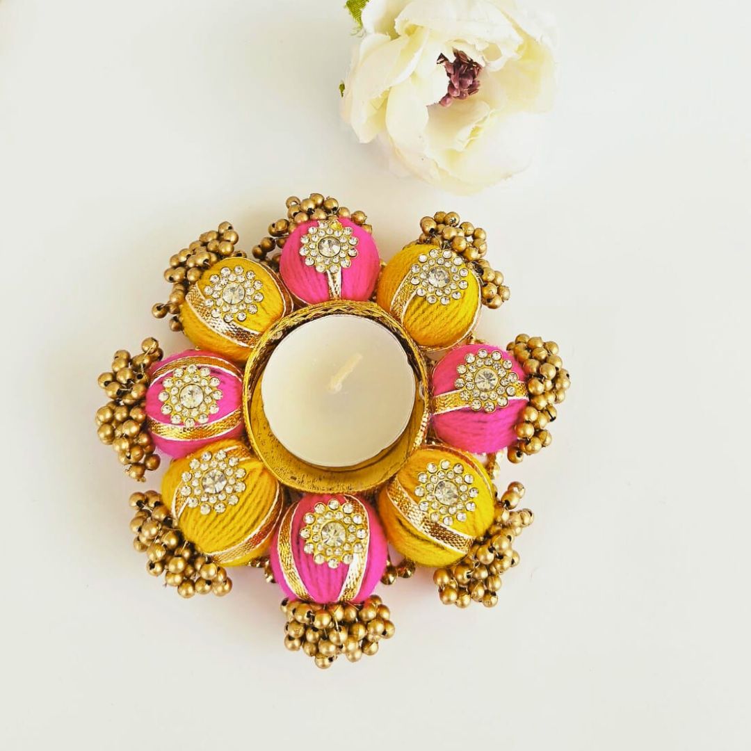 Beads T Light Pair