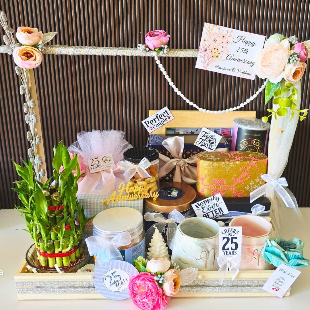 25th Wedding Anniversary Hamper(On Order)