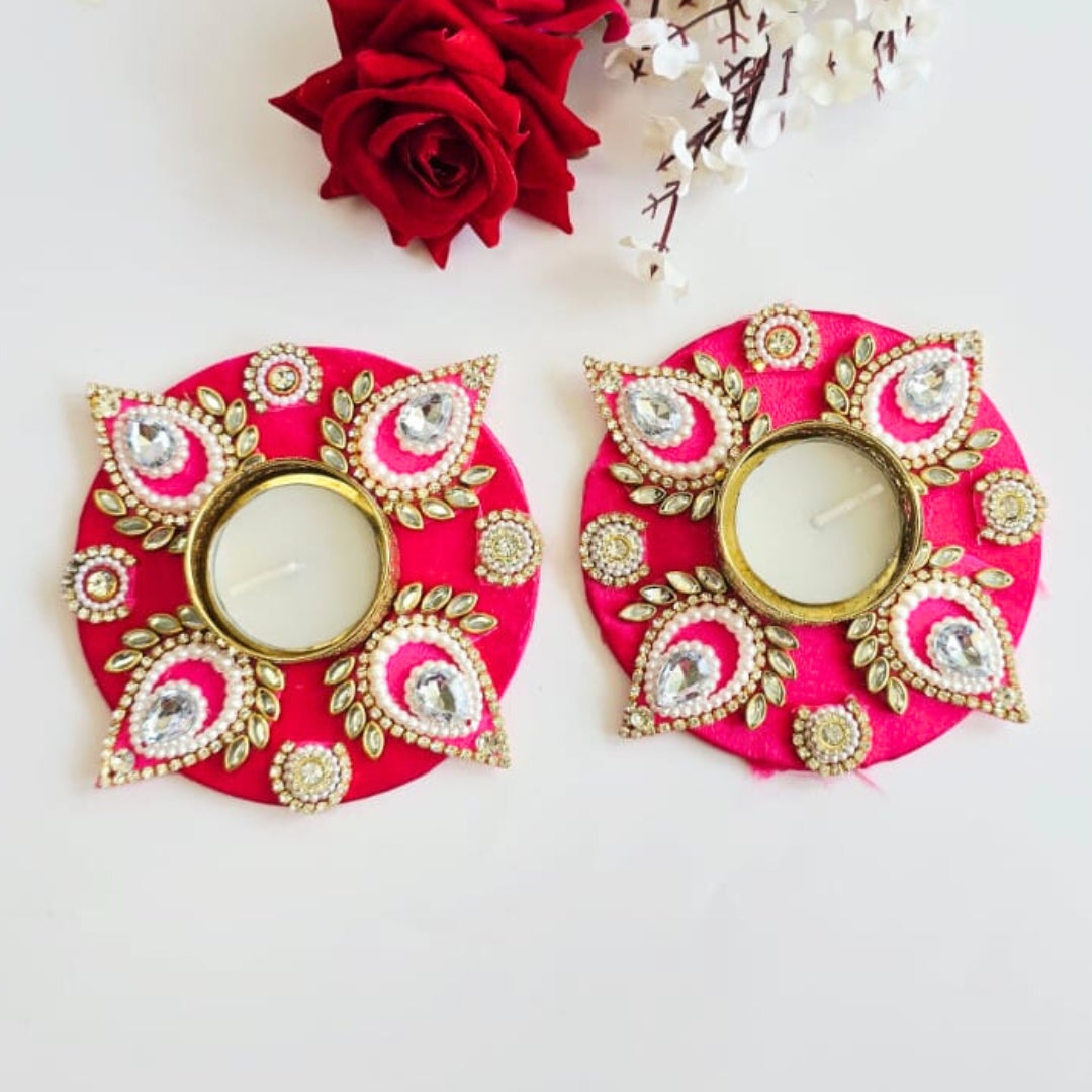 Beads & Buti T Lights Pair