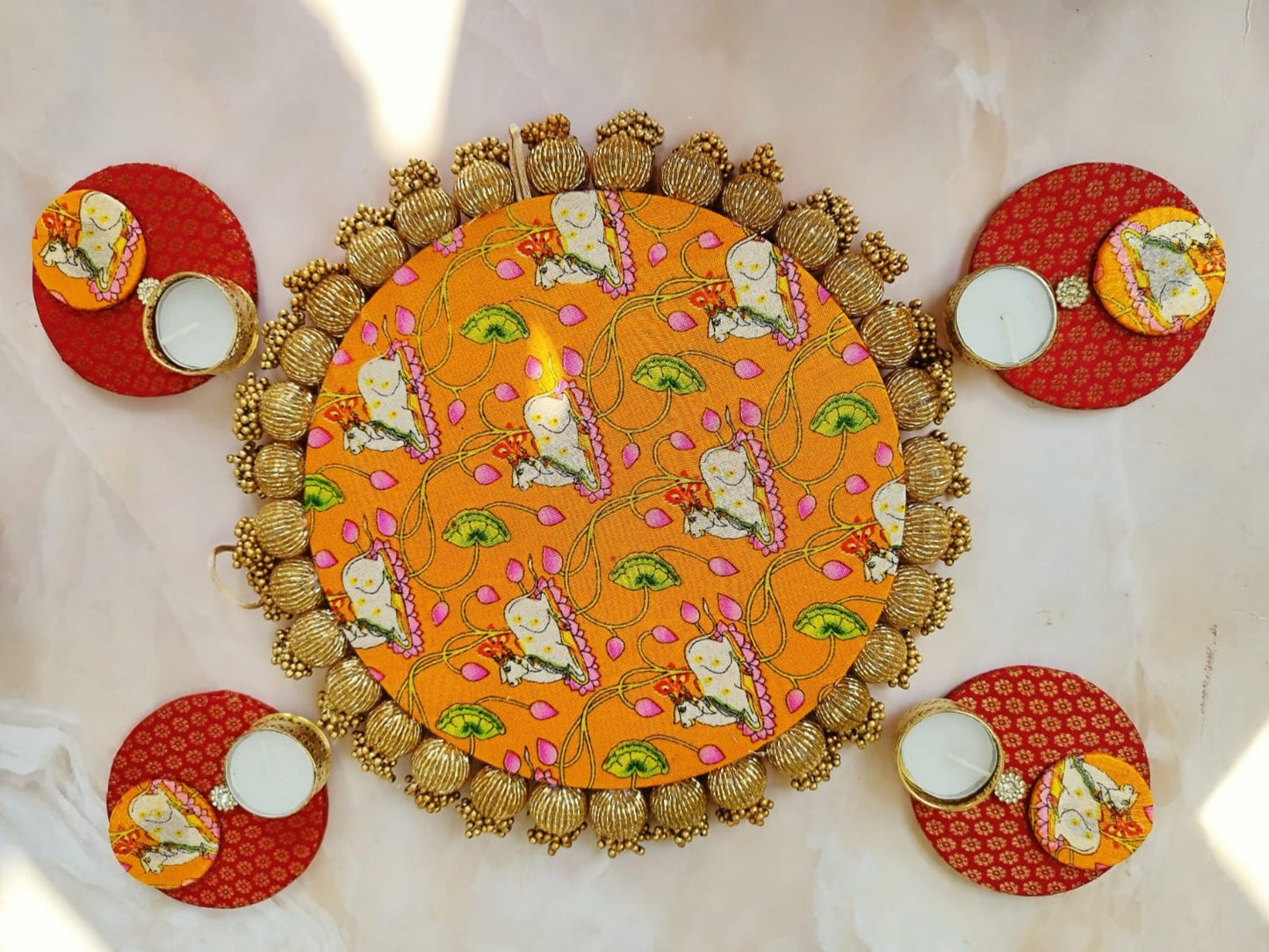 Reversible Platter with Tlights