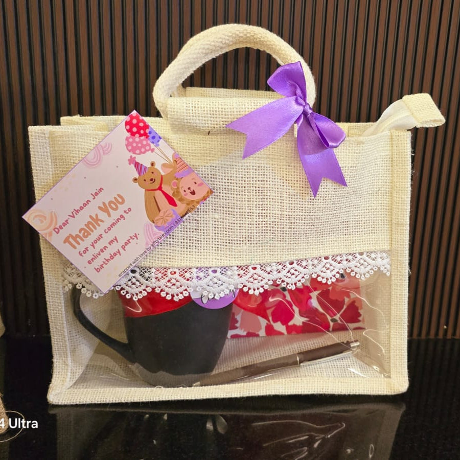 Jute Bag Hamper
