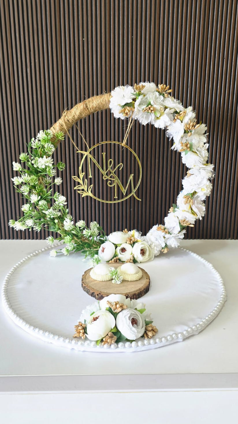 White Ring/Engagement Platter