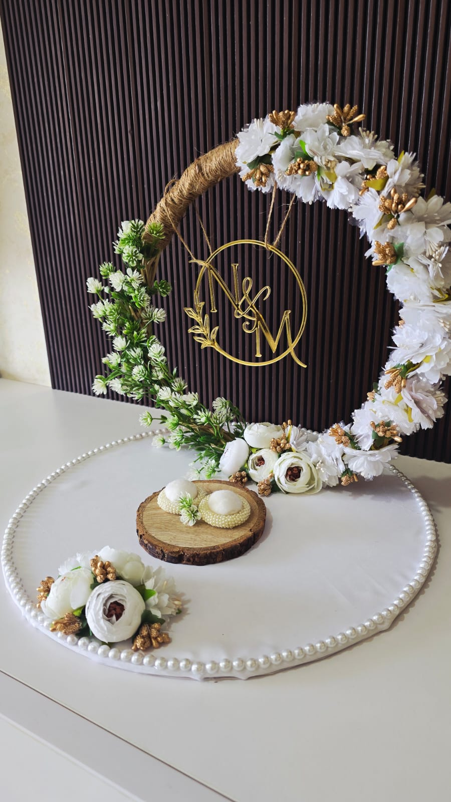 White Ring/Engagement Platter