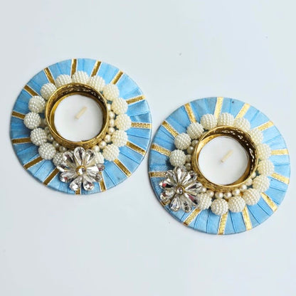 Beads T Lights Pair