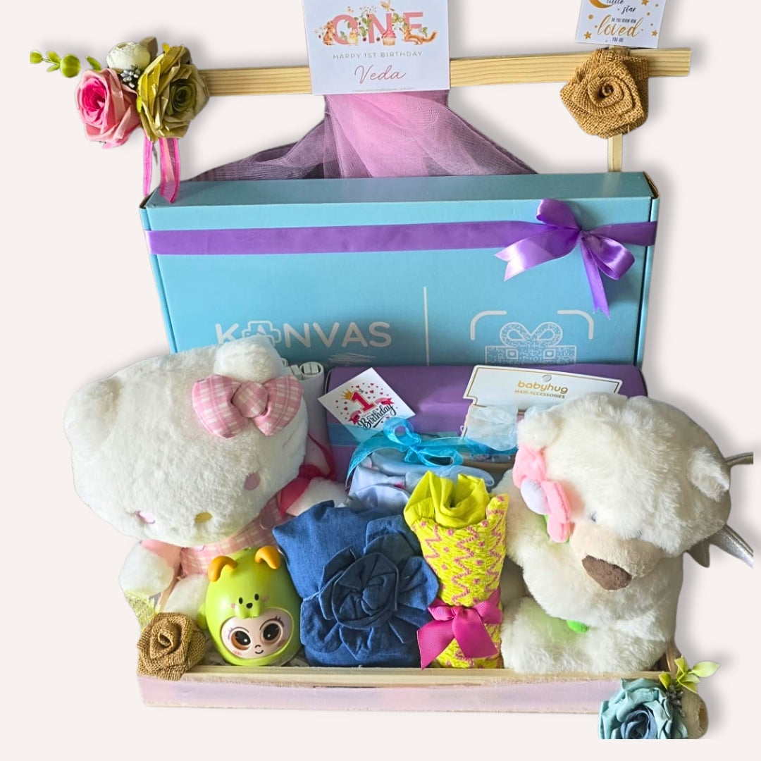 Baby Girl's 1st Birthday Gift(On Order)