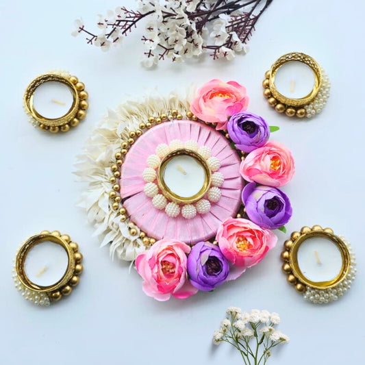 Peony with Gajra Set