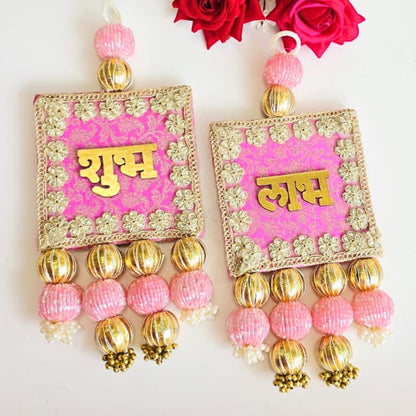 Pink Shubh Labh Set