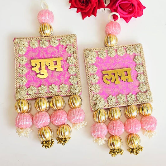 Pink Shubh Labh Set