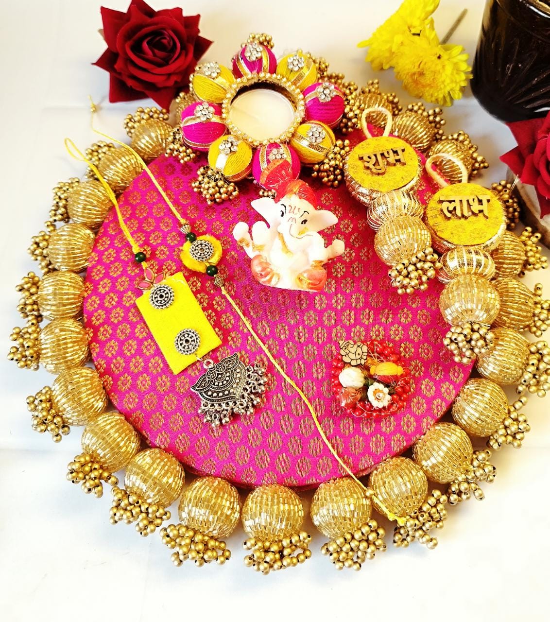 Rakhi hamper with Thali