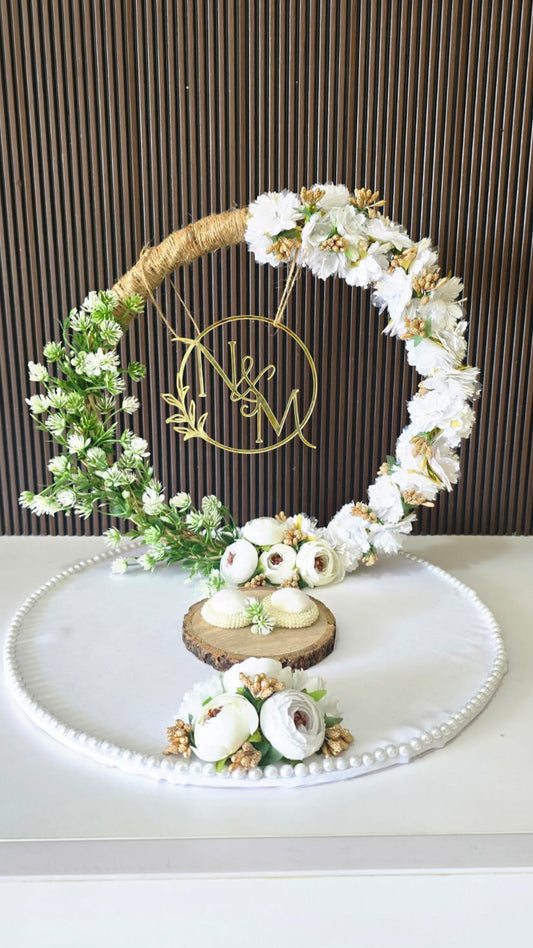 White Ring/Engagement Platter