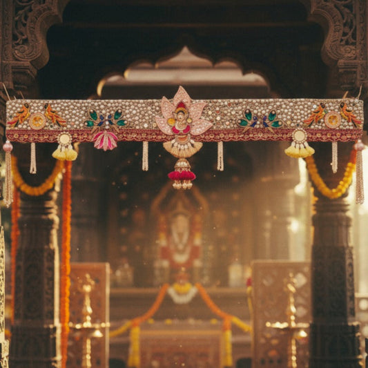 Ganesha Ji & Lotus Toran