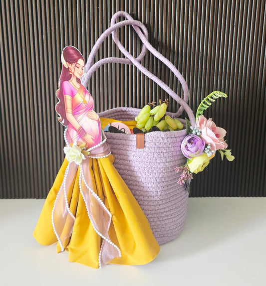 Healthy Baby Shower Basket