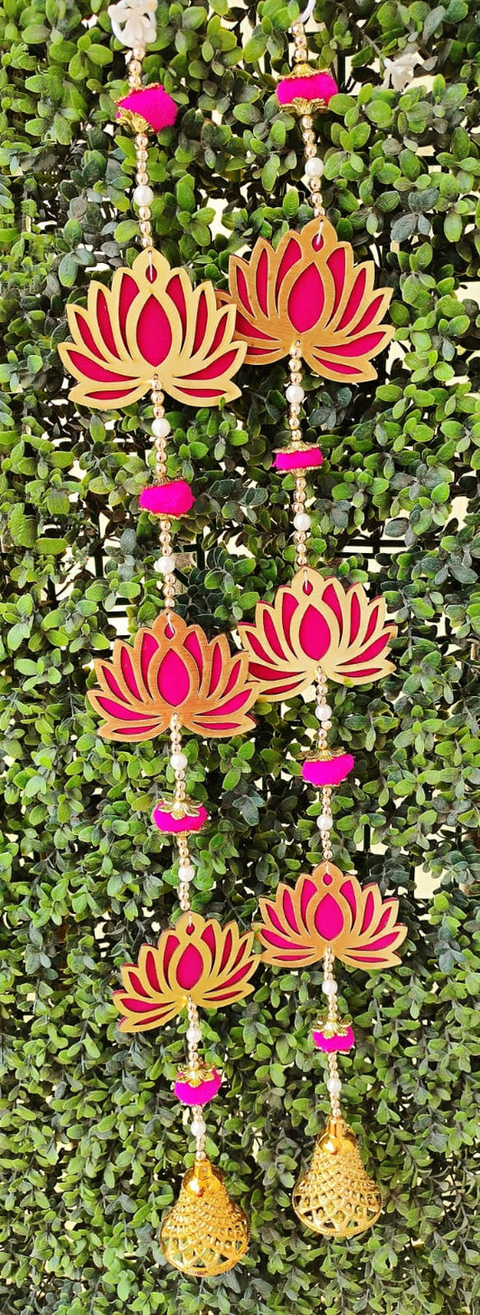 Lotus Hangings Pair