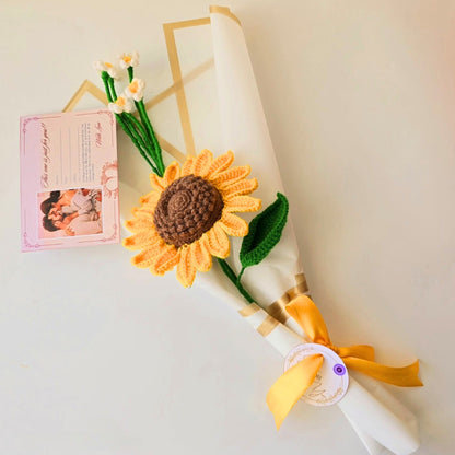 Sunflower Crochet Bouquet